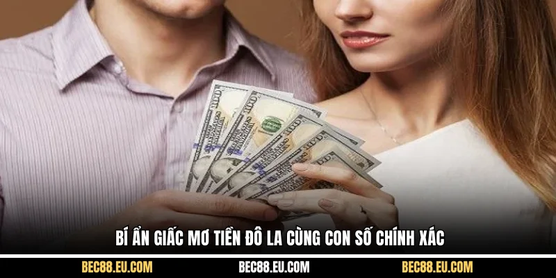 Bí ẩn giấc mơ tiền đô la cùng con số chính xác