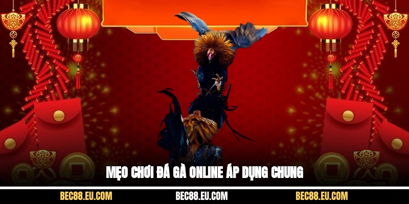 Mẹo chơi đá gà online áp dụng chung