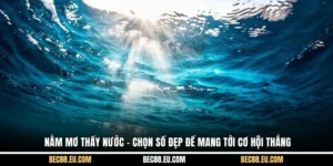 Nằm Mơ Thấy Nước - Chọn Số Đẹp Để Mang Tới Cơ Hội Thắng